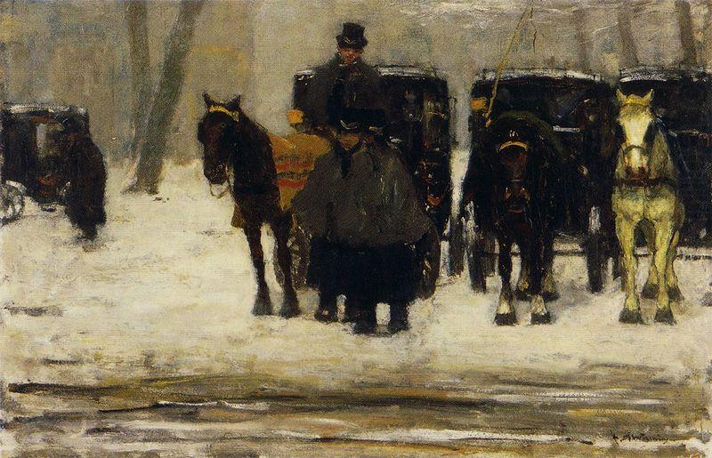 Rental coaches in the snow, Floris Arntzenius